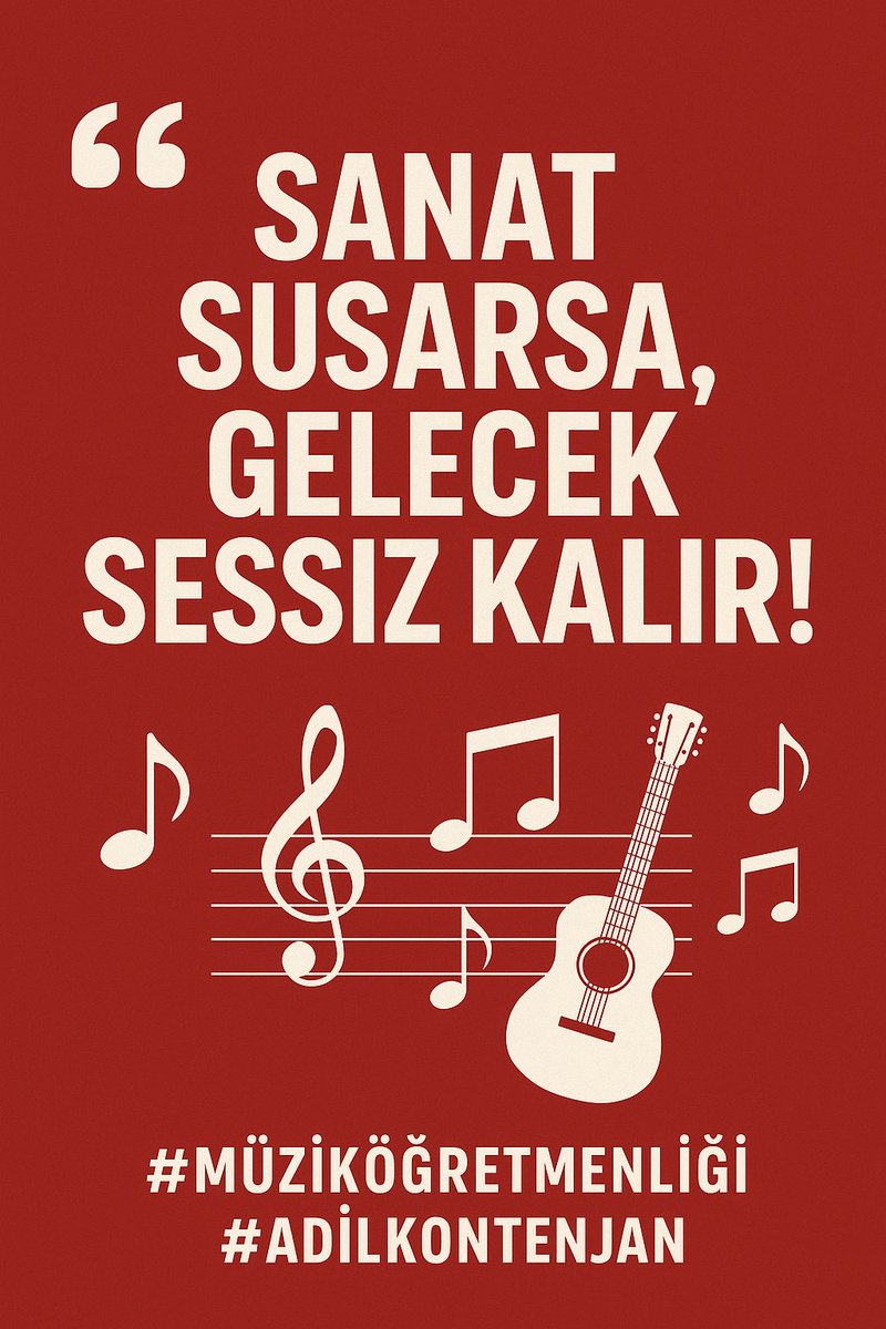 #AGSMüziğeAdilKontenjan <a href="/tcmeb/">Millî Eğitim Bakanlığı</a> <a href="/Yusuf__Tekin/">Yusuf Tekin</a>