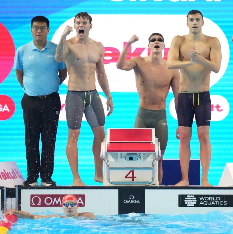 GB Men’s 4x200 Free at world champs and Olympics since 2015:

🥇🥈🥇➖🥇🥉🥇➖🥇🥇

They’ve won 60% of the available gold medals in that period 🤯 - incredible consistency