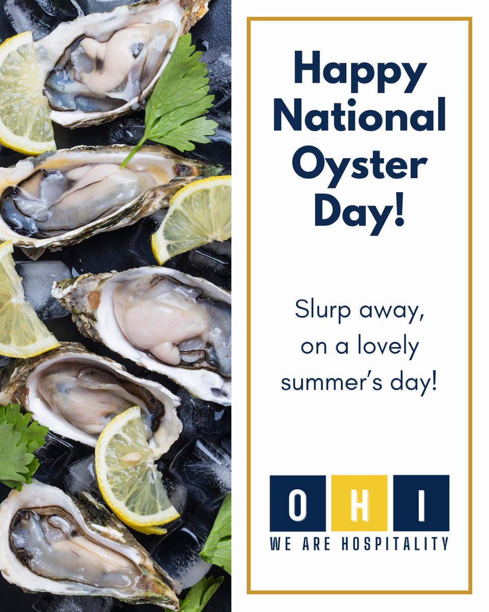 Happy National Oyster Day!
Seafood lovers out there, enjoy the famous buck-a-shuck deals across Ontario restaurants! With a squeeze of lemon, tang of hot sauce, or baked oysters, there is something for everyone. 

#oysters #summerslurpping #buckashuck #restaurants #hospitality