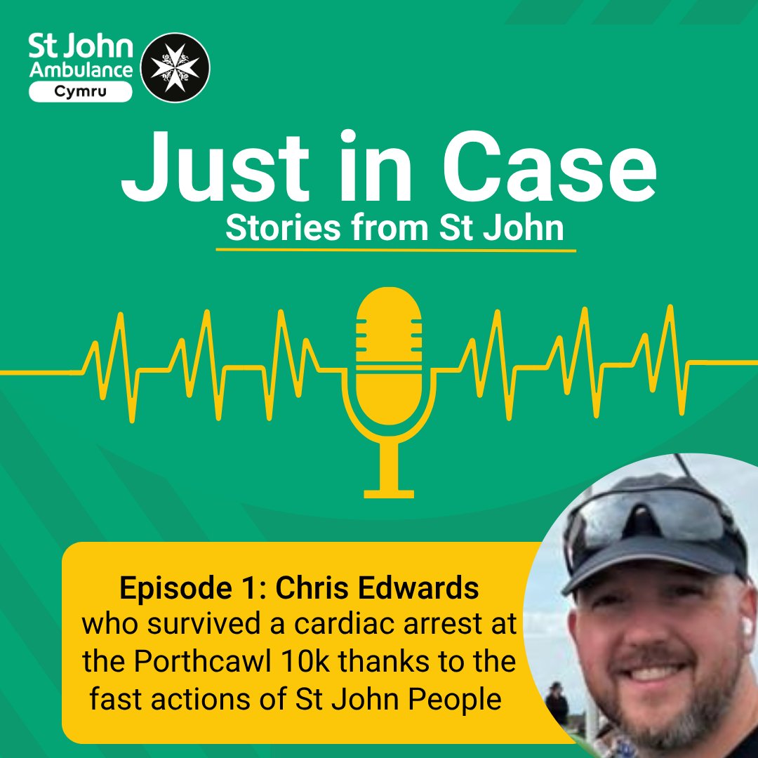 We're proud to announce the launch of our brand-new podcast, Just in Case: Stories from St John, which shines a light on real lives saved and the volunteers, medics and first aiders behind those moments.

Find out more about the first episode sjacymru.org.uk/en/blog/post/s…