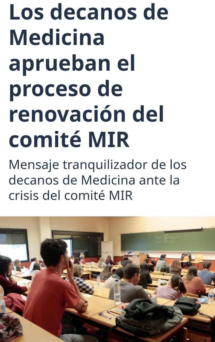 Tal vez amplificar una noticia de ABC (la de ayer) con evidentísima falta de conocimiento del asunto no tenga las patas muy largas.

Mayor transparencia y exquisitez normativa para un examen igual de exigente y de mejor calidad (y, ojalá, cada vez más pegado a la clínica).

La