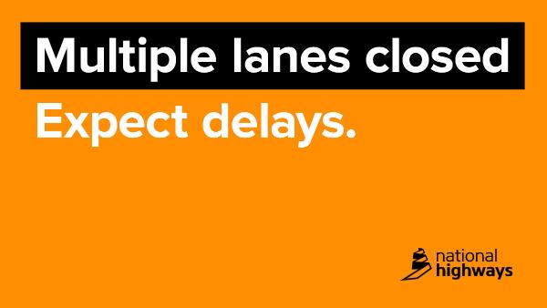 <a href="/Exeter_Airport/">Exeter Airport</a> The lane 3 closure, both ways on the #M5 between J29 near #Exeter <a href="/Exeter_Airport/">Exeter Airport</a> and J28 #Cullompton will remain in place overnight for emergency central reservation barrier repairs. 

Approx. 3 miles of congestion southbound only. 

We'll let you know when works are complete.