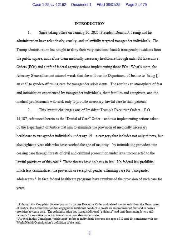 BREAKING: 16 states (and DC) are SUING the Trump admin over threats to defund hospitals that perform s*x change operations on kids

This is how desperate they are to mutiIate your kids