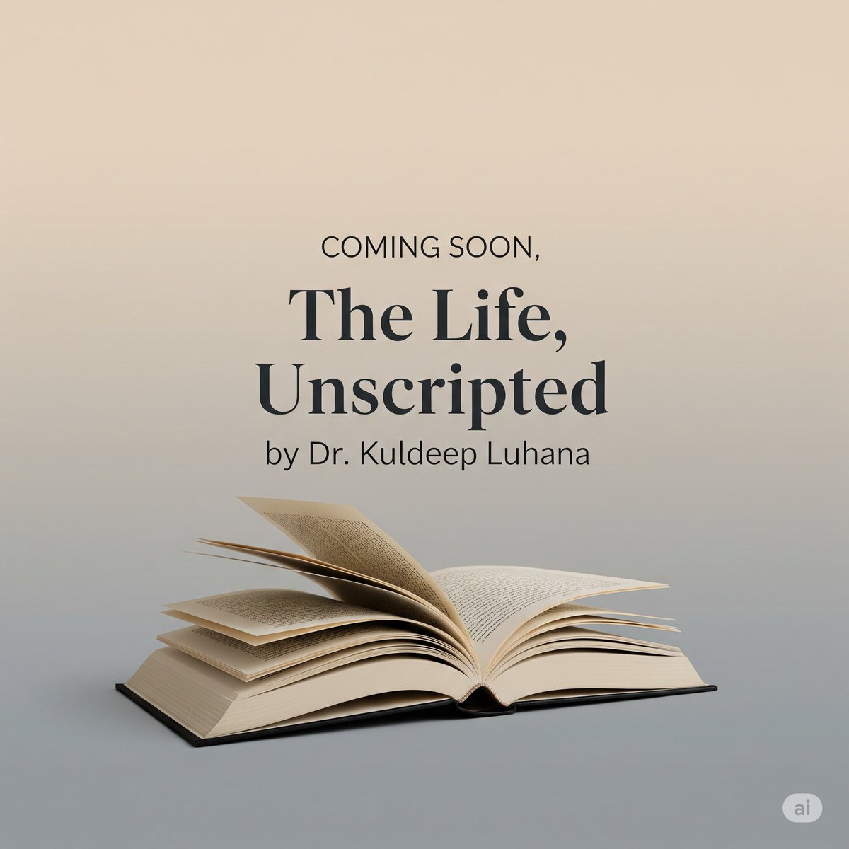 Kuldeep_Luhana's tweet image. ✨ Big milestone: My debut novel “The Life, Unscripted” is moving towards publication.
A story about love, loss, friendship, and resilience – because life never comes with a script...
Stay tuned for updates &amp;amp; the official cover reveal!
#TheLifeUnscripted #DebutNovel #AuthorLife