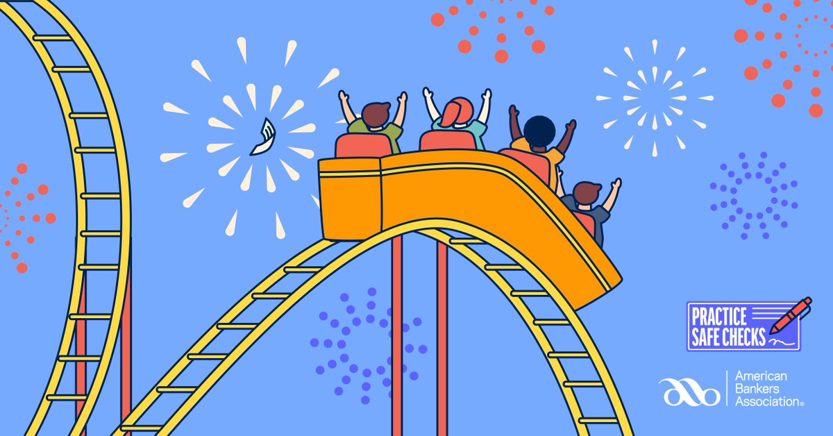 Summer thrill. Real risk.

Checks can take a wild ride when left unprotected. Mail them securely or use digital payments to avoid unwanted ups and downs. ow.ly/FSoe50W4plX
#PracticeSafeChecks 🎟️