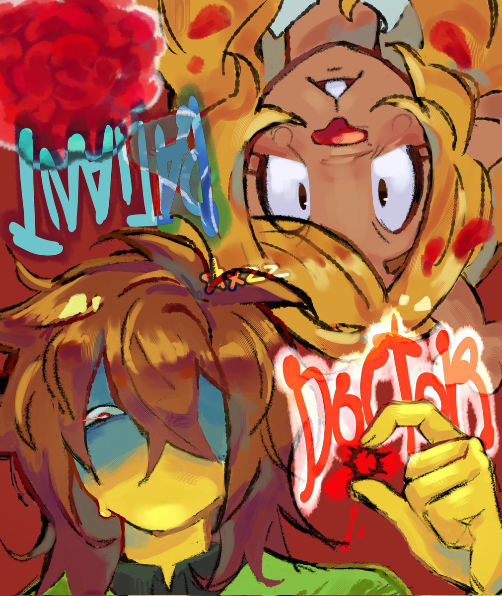 axzz077's tweet photo. Finally done with this
#DELTARUNE #snowgrave #krisdreemurr https://t.co/5U1Y708Q6l