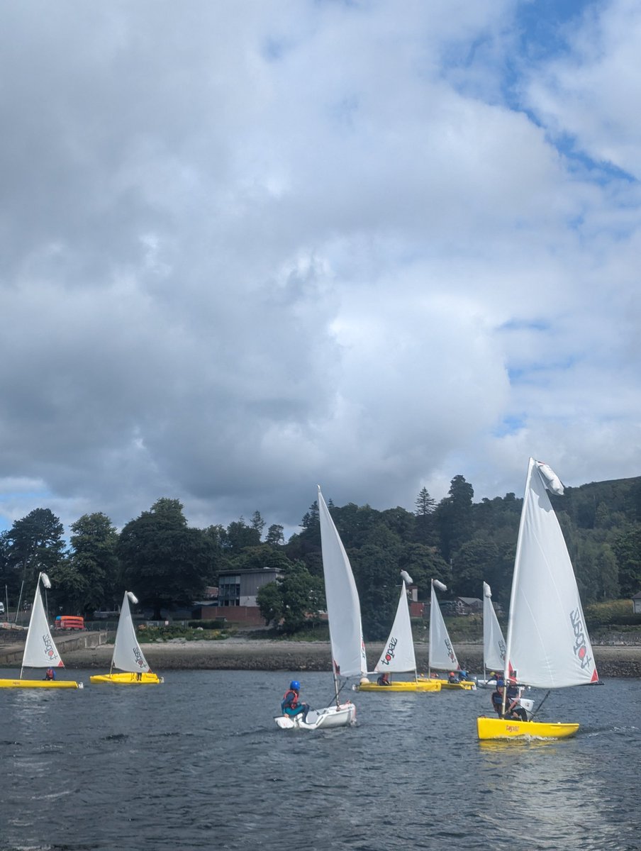 BlairvadachStew's tweet photo. Day 5 of week 2 of my #SailBV25
โ
Being independent
โ
Starting a race
โ
Thinking about the weather
โ
Joining the end of course regatta
Awesome last day with everyone sailing together. Congratulations ๐
#OnBoard @RYAScotland @AndrewSimpsonFo @RNSAORGUK #SailTogether https://t.co/9KrFlnx3sf