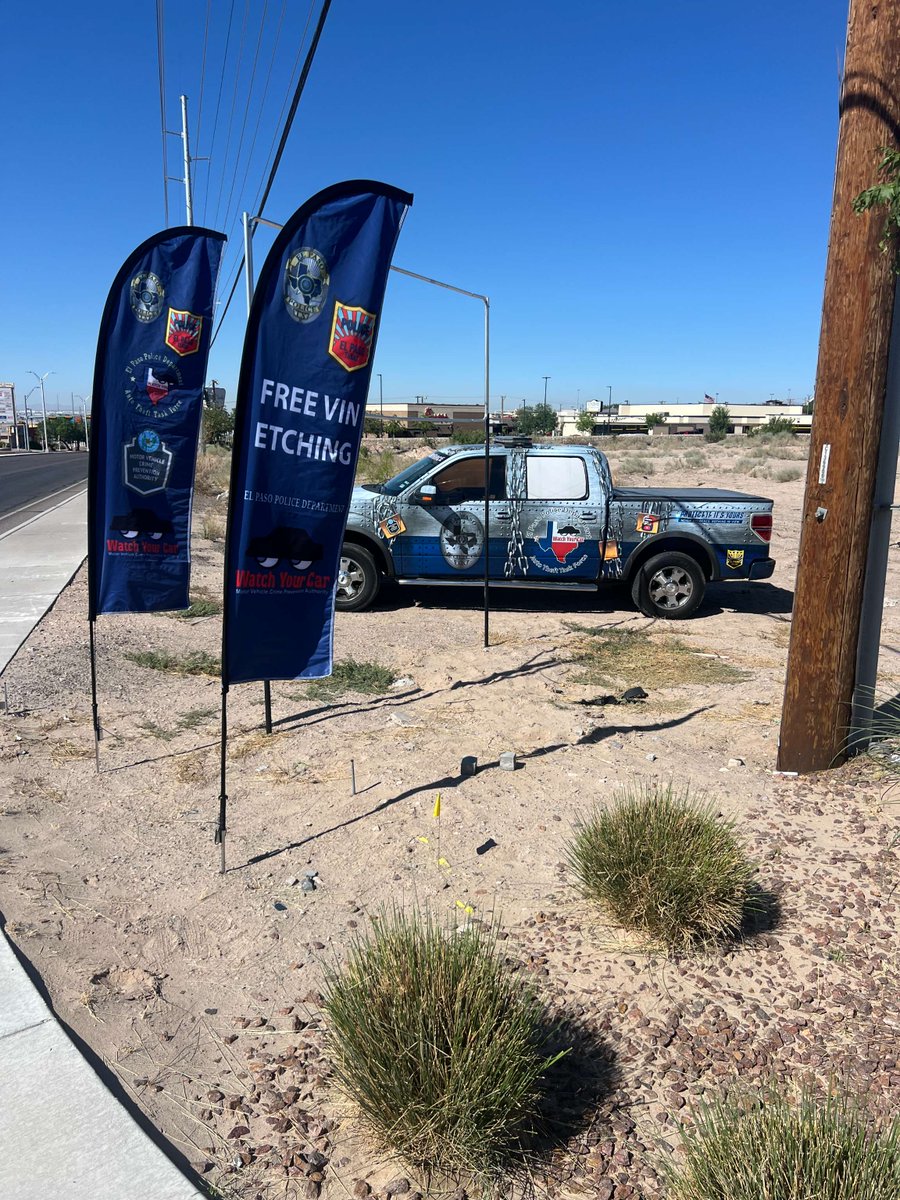 EPPOLICE's tweet image. The Auto Theft Unit + Take 5 Oil Change etched 88 catalytic converters at our VIN Etching event! 🔧 A great turnout and one more step in fighting theft across El Paso. #EPStrong #VINetching #AutoTheftPrevention #Community