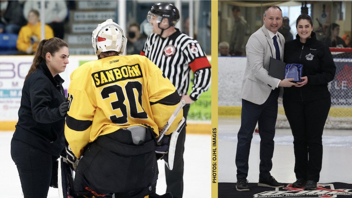Award-winning Ontario Junior Hockey League athletic therapist Leah Toffelmire has been named Head Athletic Therapist by the Kingston Frontenacs of the Ontario Hockey League.
“We are excited to welcome Leah to the Frontenacs family,” Kingston General Manager Kory Cooper said.