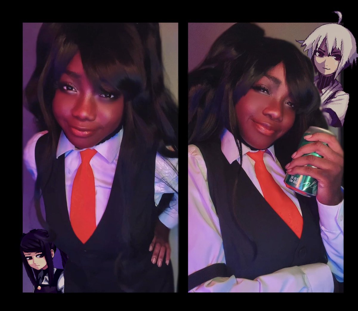 psst the can is signed by THE kira miki..

#va11halla #jillstingray #cosplay