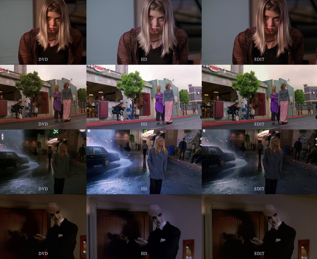 BuffyHDBluRay's tweet photo. It's so bright that the shadows have disappeared (even at night!). #Buffy #BuffyHD https://t.co/JRQBu8jBSZ