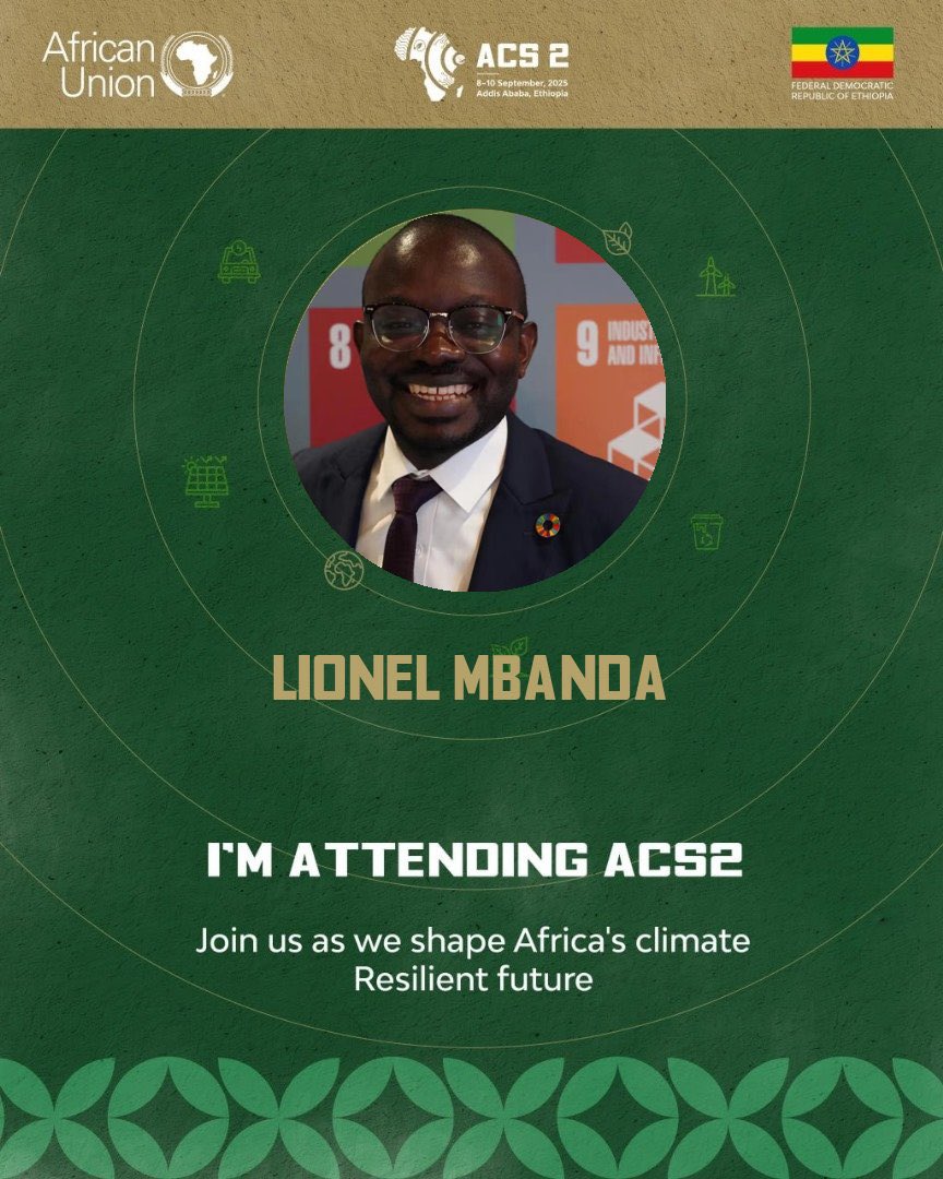 I’ll be attending the 2nd African Climate Summit (ACS2)!
Addis Ababa, Ethiopia | September 8–10

Join me and climate leaders from across Africa as we unite to advance climate resilience, green growth, and sustainable solutions for the continent.

🔗 : africaclimatesummit2.et/registration/