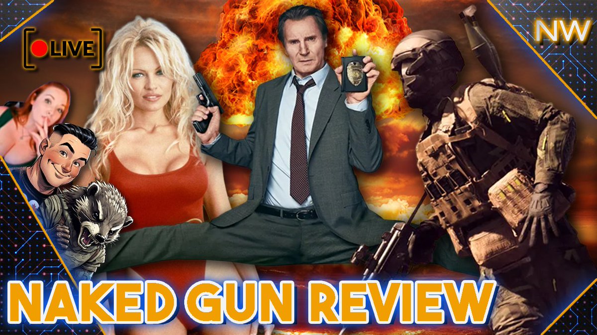 NERDWARS (@nerdwars222) on Twitter photo Reviewing The Naked Gun (2025) and checking out BF6 at 3PM EDT for Pre-FNT with <a href="/TheAngryBadger3/">The Angry Badger</a> <a href="/surlydirly/">Moxie Dame (Jess)</a> (Moxie) and <a href="/DiabolicalSouls/">DIABOLICAL SOULS Animation Unleashed</a> (Gooch) Reviewing The Naked Gun (2025) and checking out BF6 at 3PM EDT for Pre-FNT with <a href="/TheAngryBadger3/">The Angry Badger</a> <a href="/surlydirly/">Moxie Dame (Jess)</a> (Moxie) and <a href="/DiabolicalSouls/">DIABOLICAL SOULS Animation Unleashed</a> (Gooch)