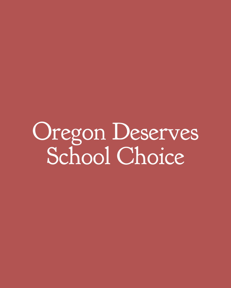 Education in Oregon is an urgent matter.  Oregon families deserve options to find the right learning environment for their student. Traditional public schools, charter schools, magnet schools, online learning, private and parochial schools, homeschooling, and tutoring are all