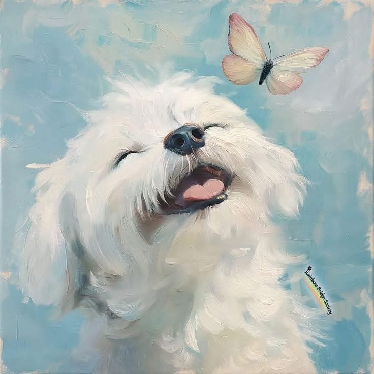 Comparte este perrito, para que en Agosto te vaya bonito 🦋✨