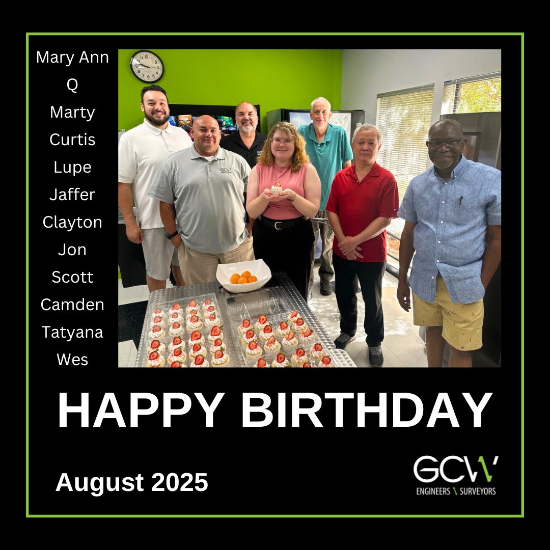 August is here and we’re excited to celebrate our GCW team members with birthdays this month! Wishing you all a fantastic year ahead!
#AugustBirthdays #CheersToYou #LifeAtGCW