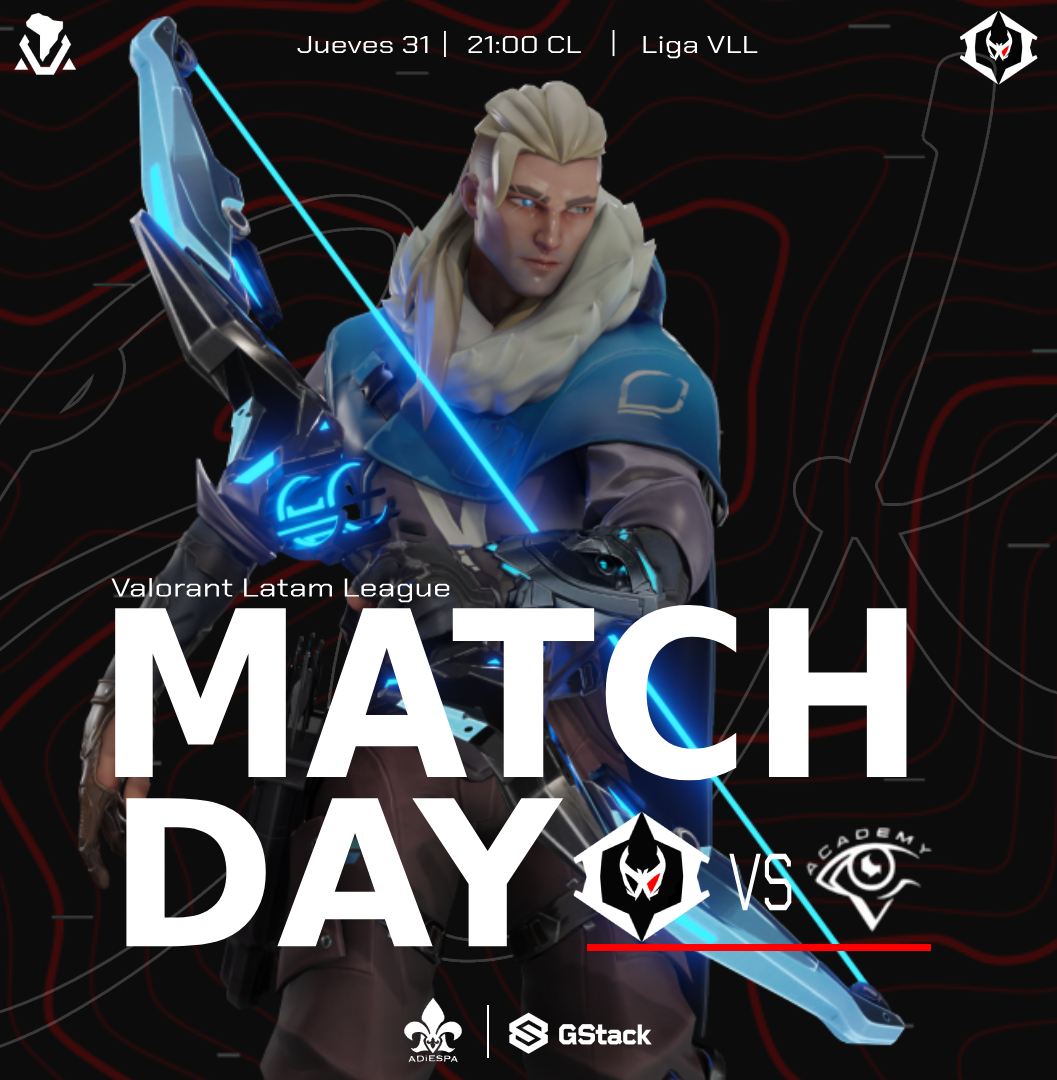 🎯 VIERNES DE REDEMPTION ARC
Hoy nuestro equipo de Valorant vuelve al server con hambre de revancha en la <a href="/ValoLatamLeague/">Valorant Latam League</a>

🕘 21:00 hrs (Chile)
🆚 VZN Academy
📺 En vivo por 👉 twitch.tv/valorantlataml…

💥 Ayer caímos, pero hoy vamos con todo.
¡No nos subestimen, que TEKIN