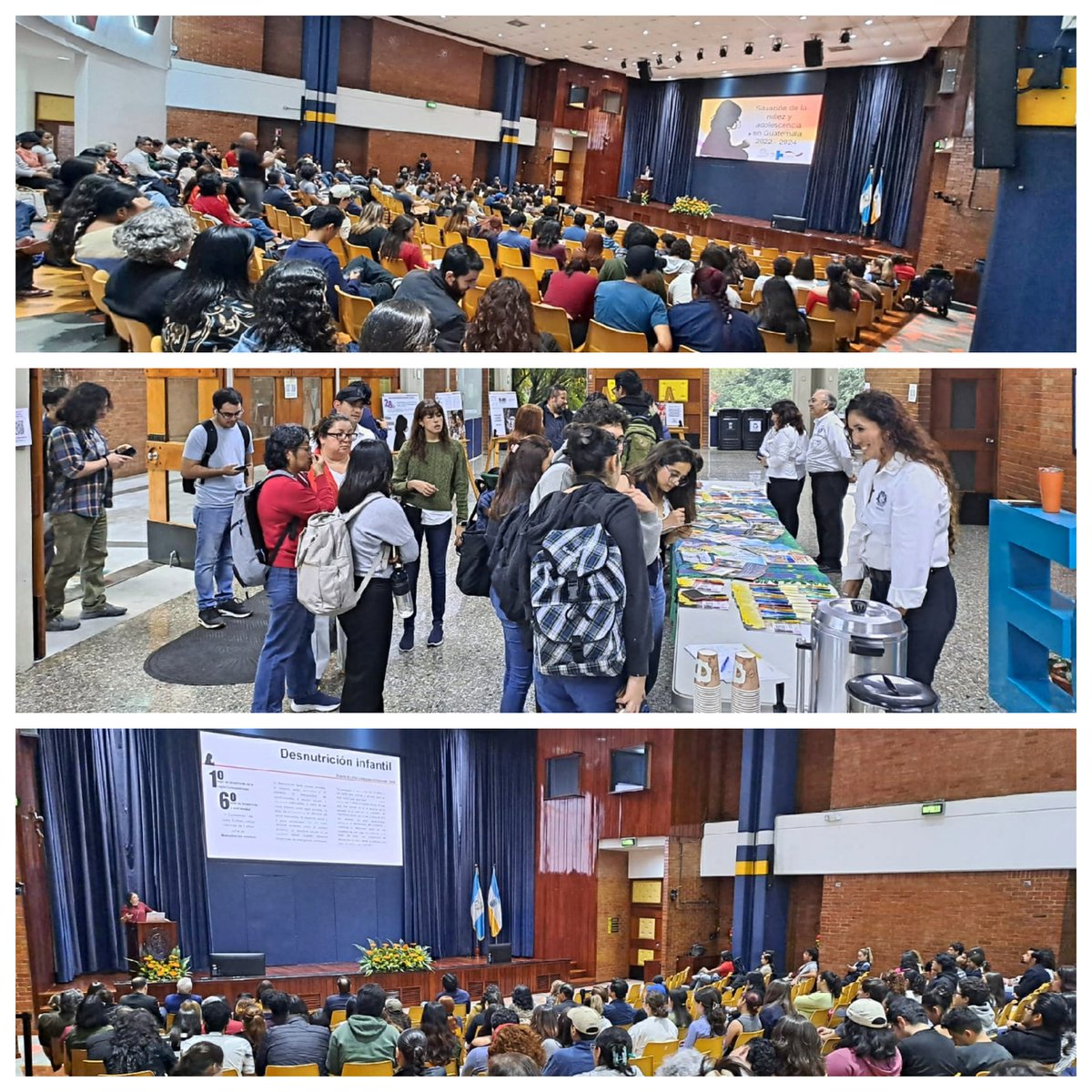 La ODHAG presentó en la Universidad Rafael Landívar, el Informe sobre la Situación de los Derechos de la Niñez "Niñas, teniendo niños ", a autoridades, docentes y estudiantes.