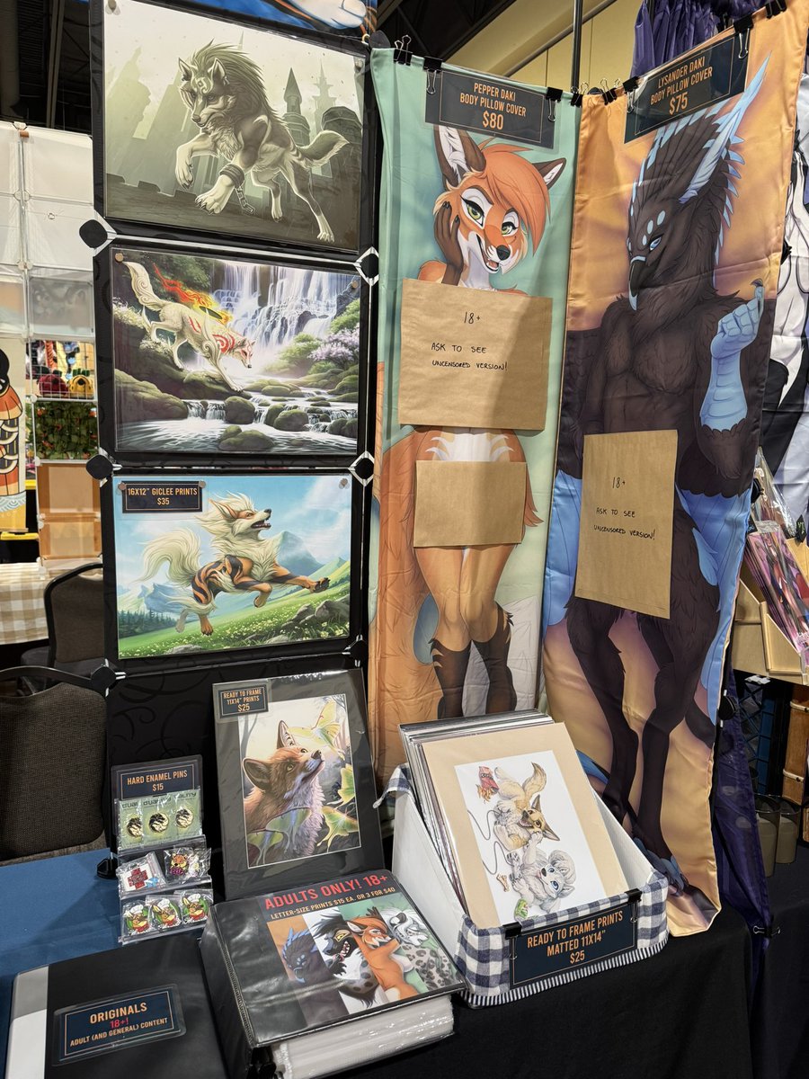 And we’re open! I’m at table 31, Anthro Weekend Utah!