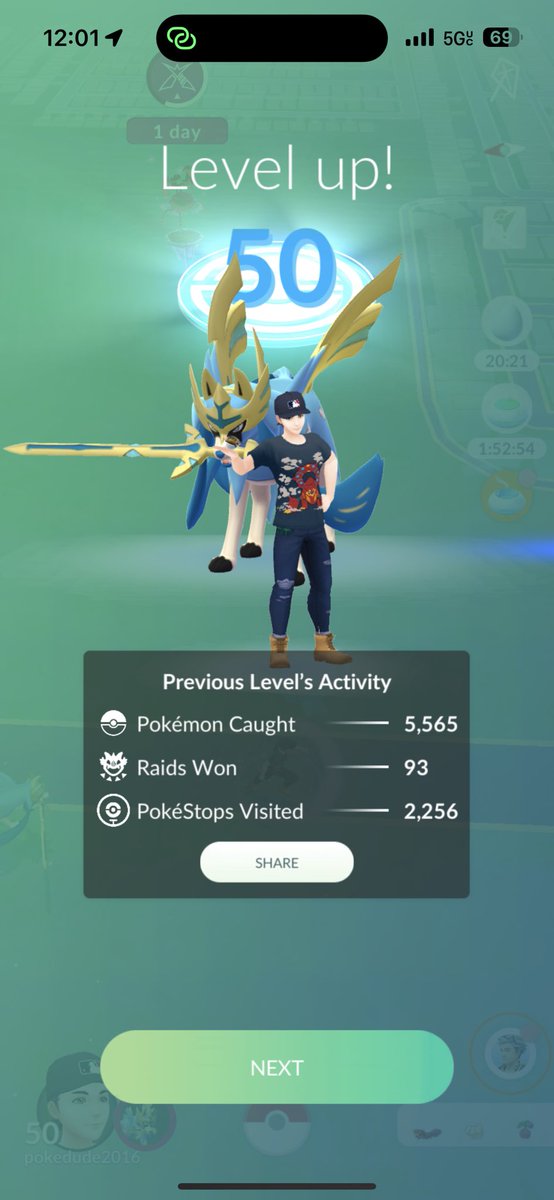 Made it to LV50, thank you all for being part of the journey!

#PokemonGo
#PokemonGoApp