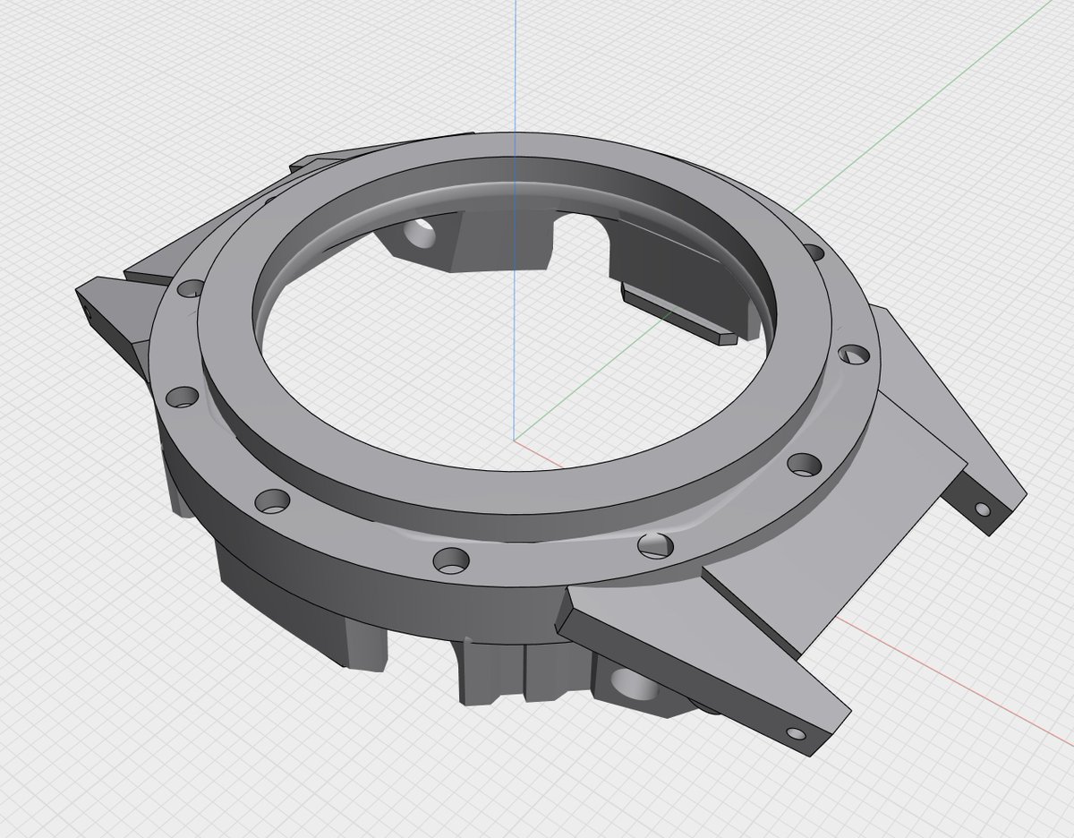 G-Shockのカバー
試作段階ながら、すっぽりハマったということで第１のハードルは越えたかな
デザインブラッシュアップして、金属ネジとか埋め込んで質感だせば、そこそこいけそうな気もするｗ