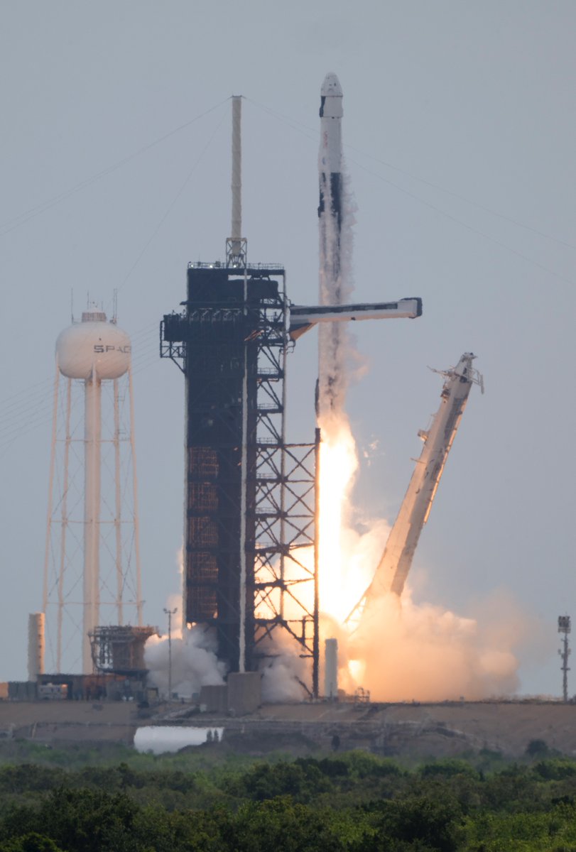 Check out first photos of #Crew11's launch to the
<a href="/Space_Station/">International Space Station</a> aboard a <a href="/SpaceX/">SpaceX</a> Falcon 9 rocket and Dragon spacecraft! 📷flic.kr/s/aHBqjCofeJ