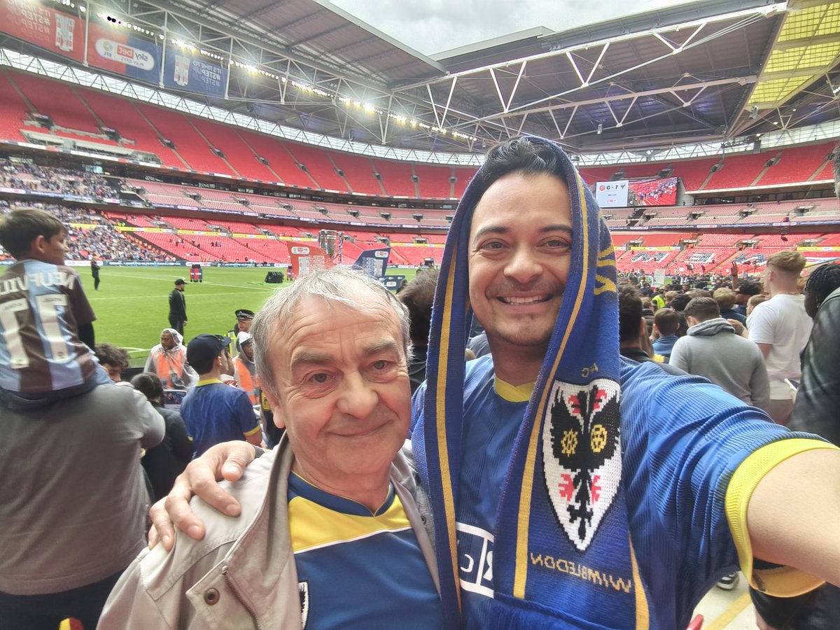 AngelDONSo's tweet image. As we get ready for the first game of the season in L1 (already!) a look back at what we've achieved.Yes, this is going to be a tough season with maybe not much going our way, but this is what we're capable of; defying the odds and the challenges. #COYD #wtid @AFCWimbledon #dons