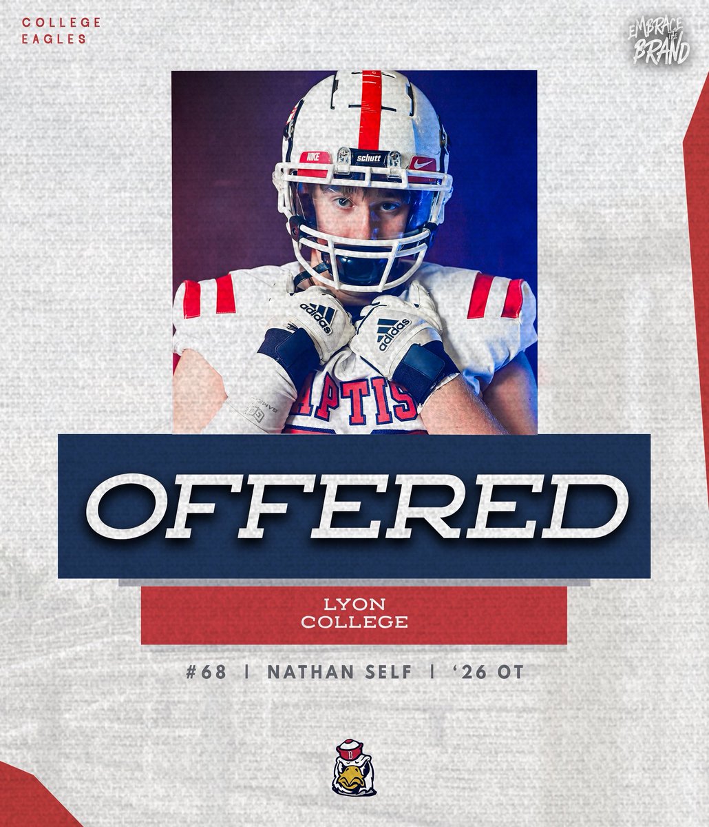 Big news in the trenches — rising senior OL Nathan Self just picked up his first football offer! 💥 The work is paying off, and this is just the beginning. More to come for #68. Stay tuned. 📈🔥 #RecruitTheBigs