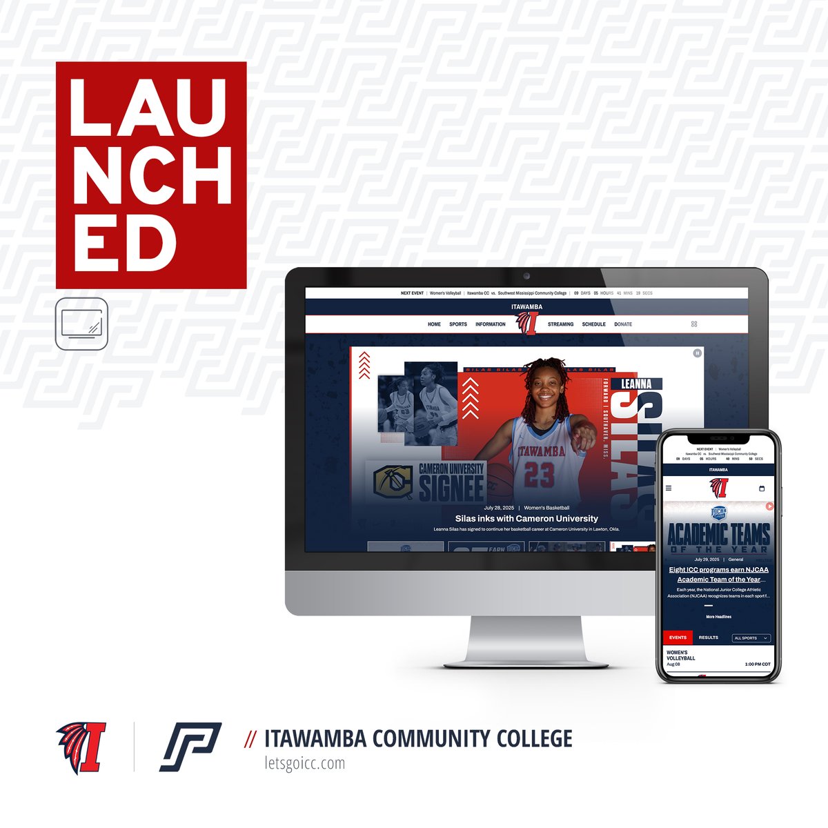 LetsGoICC's tweet image. 🆕🖥️ Your home for ICC Athletics has a new look!

Check out LetsGoICC.com to see the new layout and keep up with the Indians and Lady Indians! #RollTribe