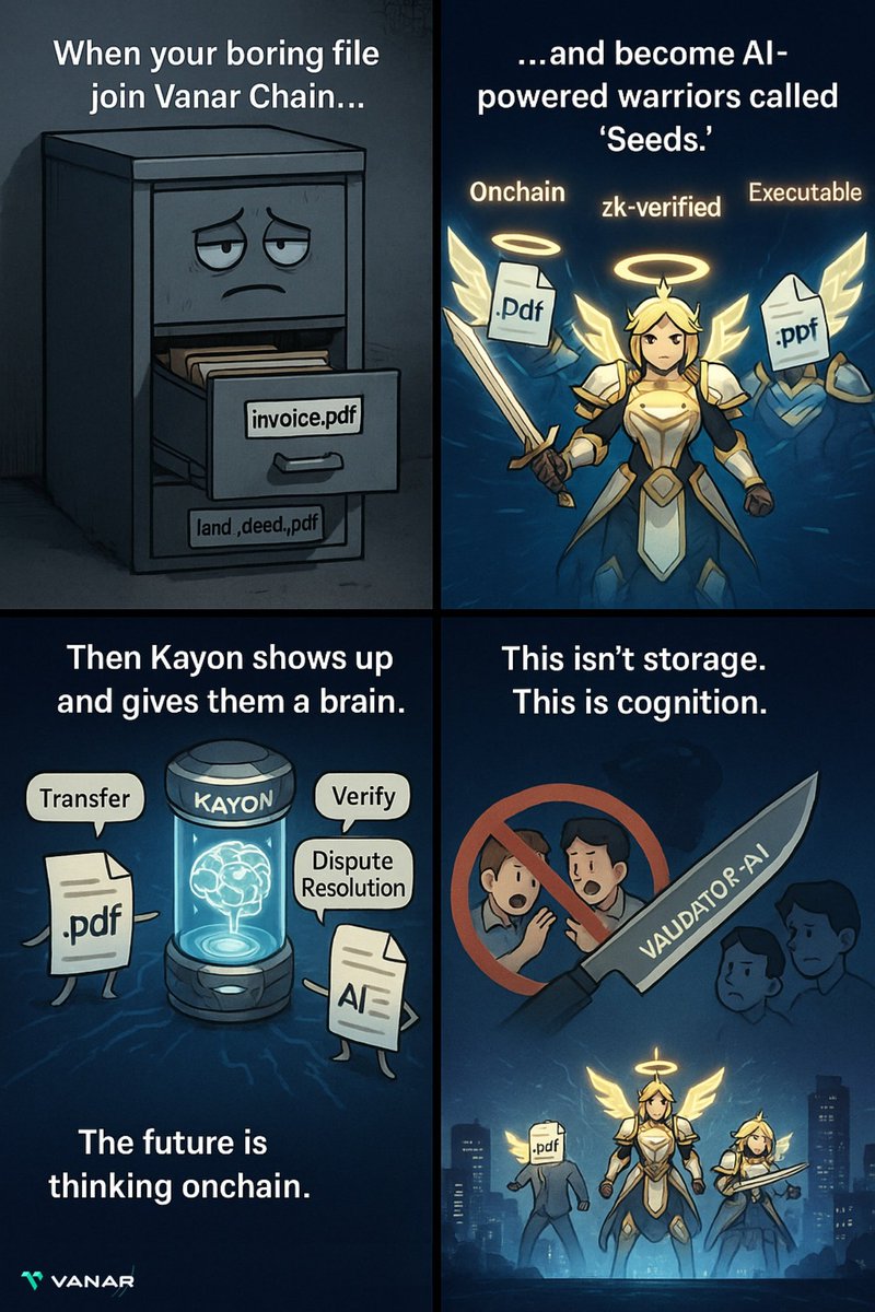 Akash93892149's tweet photo. Your files aren’t just stored, they think now.
Vanar + Kayon = onchain cognition.
@Vanarchain | https://t.co/ofU3QZDmRH
#Vanar #Neutron #Kayon https://t.co/E0uL0aheQZ