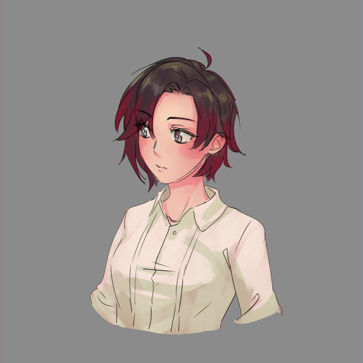 Ruby paint I did a while back #rwby