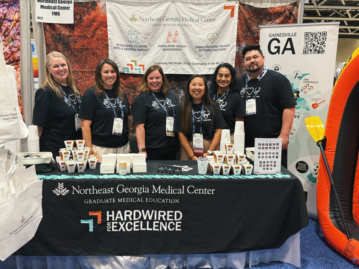 ngmcgme's tweet photo. Be sure to visit the #ngmcgme Family Medicine residency at booth 1827 at the AAFP in Kansas! Find out why we are #hardwiredforexcellence! To learn more, visit https://t.co/qwswZQCyDd. https://t.co/IR36sM75eg