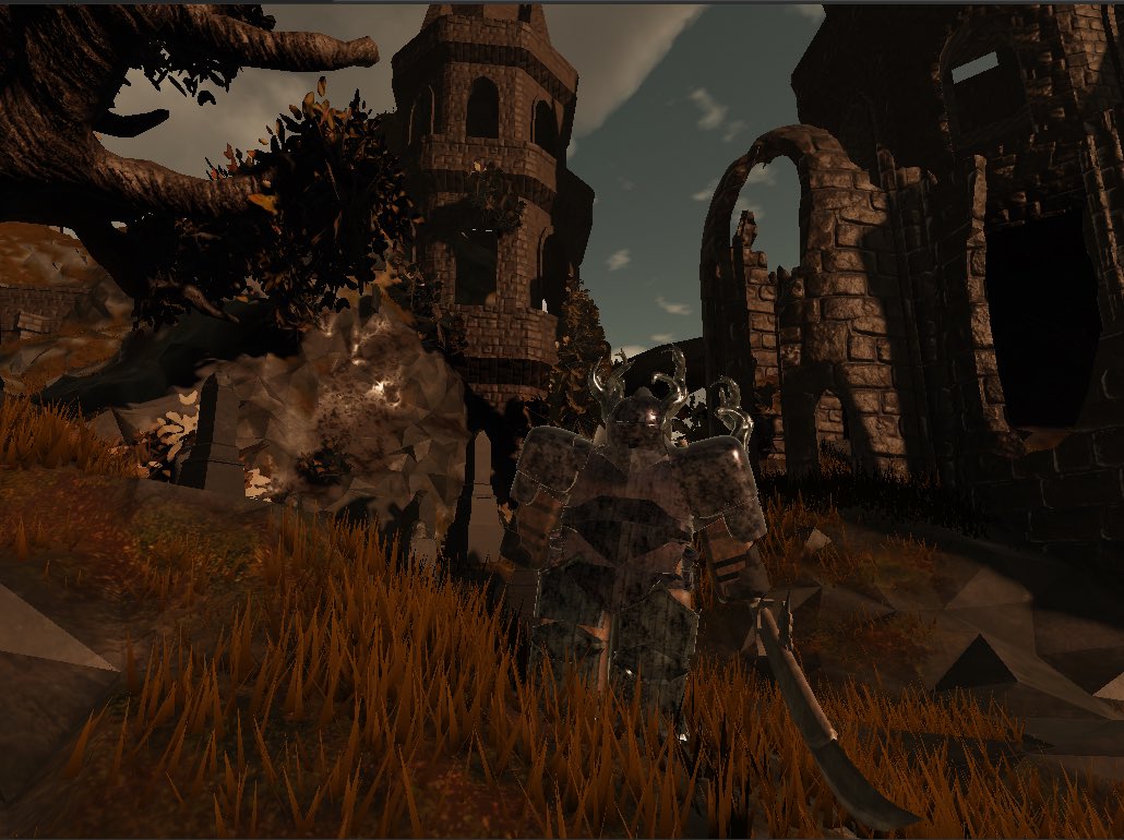 ShatteredR3alms's tweet image. Shattered Realms of Mercia is a dark, open-world MMO on Roblox.

Permadeath. Live lore events. Unique armor.

Build reputation. Betray factions. Go to war.

Become a legendor a hunter chasing the next Lord of Ash.
Follow for more.

#RobloxDev #Soulslike #Roblox