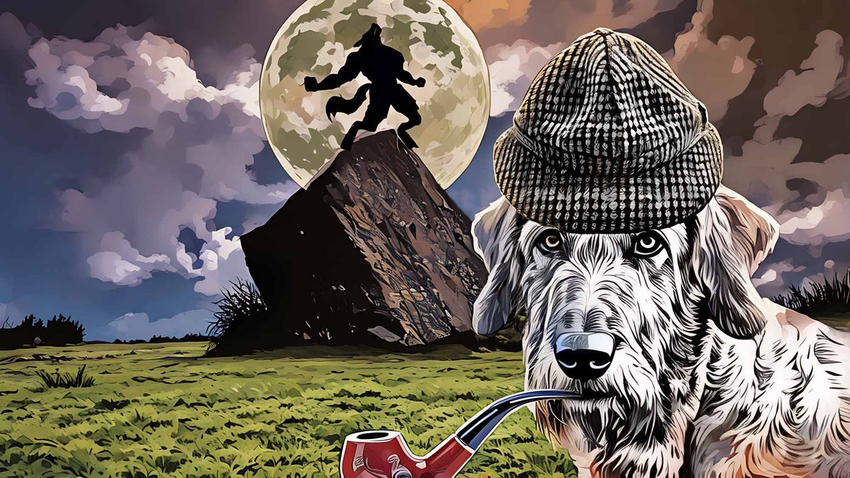 Elementary dear Watson... #Sherlock #sherlockholmes #SherlockHolmesTheAwakened #novels #writers #thrillercommunity #dogs #pets #humour #Satire #cartoons #digitalart