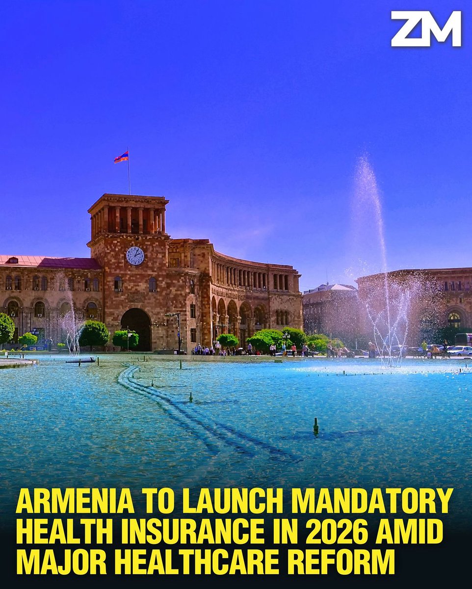 Armenia to Launch Mandatory Health Insurance in 2026 Amid Major Healthcare Reform
➖➖➖
Armenia will implement a mandatory health insurance system starting in 2026, Health Minister Anahit Avanesyan confirmed in a recent interview with Factor TV. The long-delayed reform is