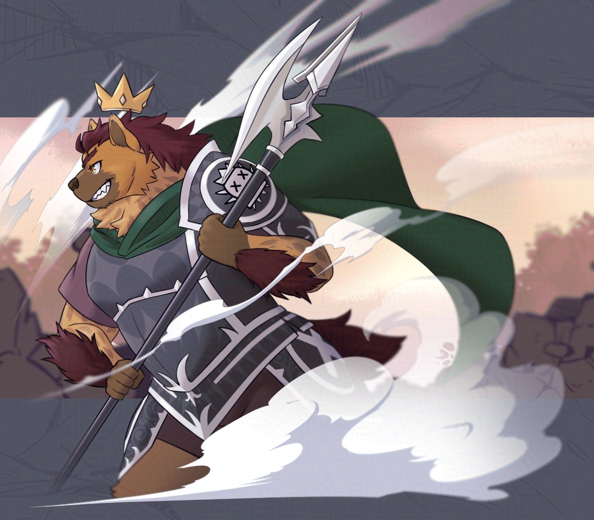 i wish i could do more draws for art fight.. another revenge art for friendo, get to draw their cool gnoll