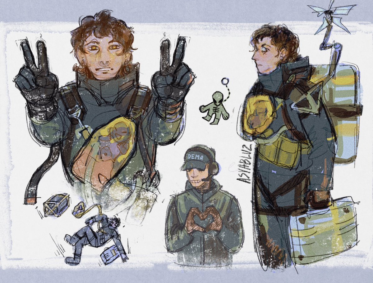 uuum death stranding crossover #cliqueart