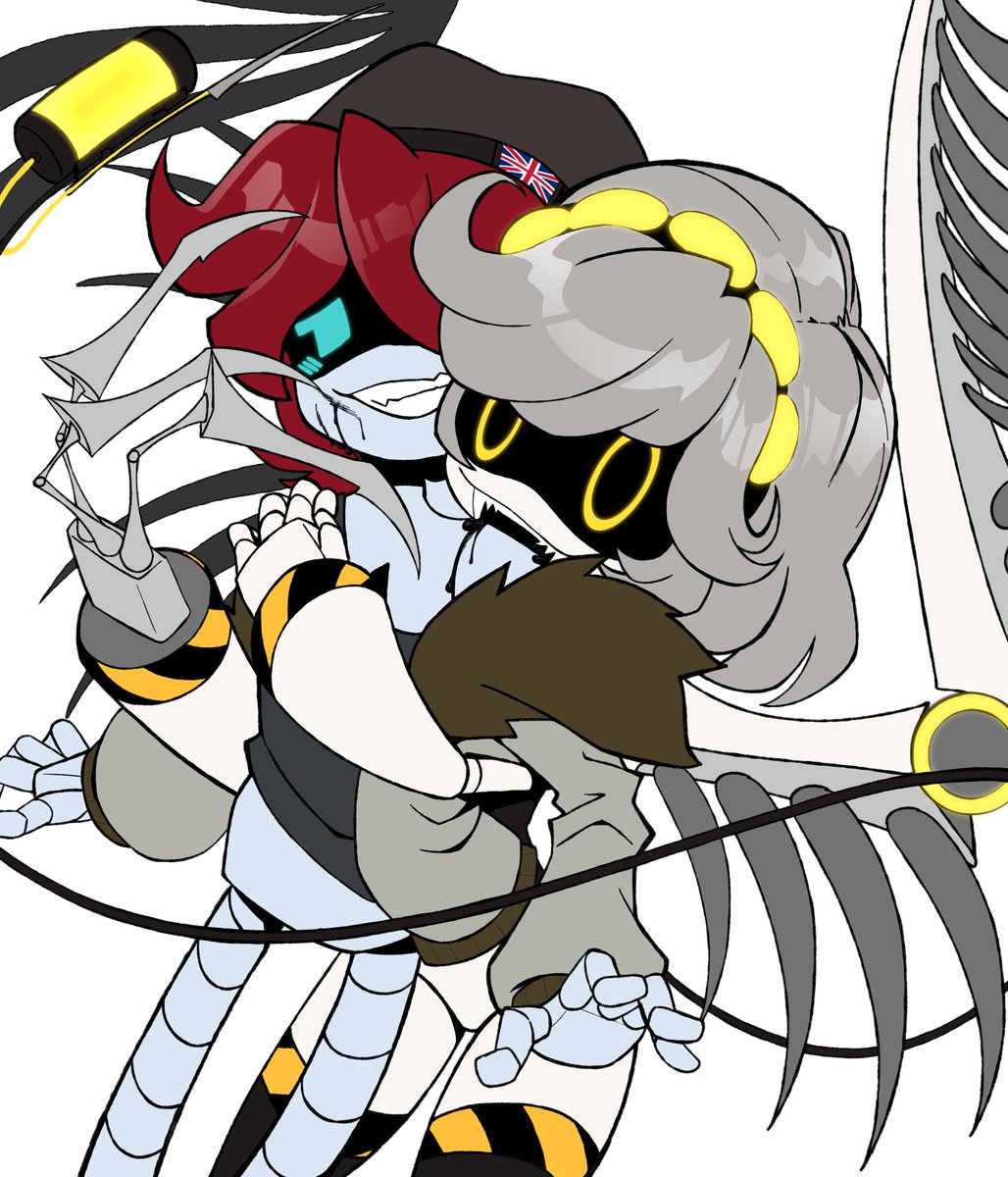 Don't worry! He gave consent! Jason's a little more into it than he really should be, though...

Art by <a href="/_KillerSheep/">🔪Nat🐑 COMMISSION OPEN</a>!

#murderdrones #murderdronesocs