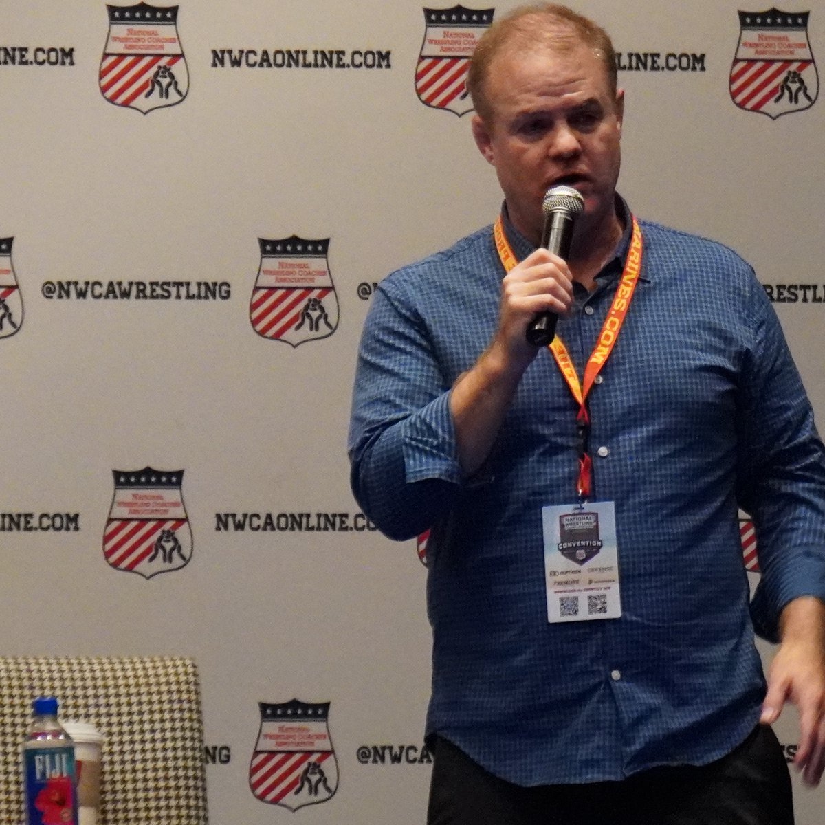 nwcawrestling's tweet image. Huge thanks to @GregWarren for absolutely delivering during his keynote at the NWCA Convention! 🔥 An incredible advocate and representative for our sport. #RedAlert #HitEmWithYourFluteGreg 🪈
Presented by @CKAwrestling @defensesoap @resilite @USMarineCorp