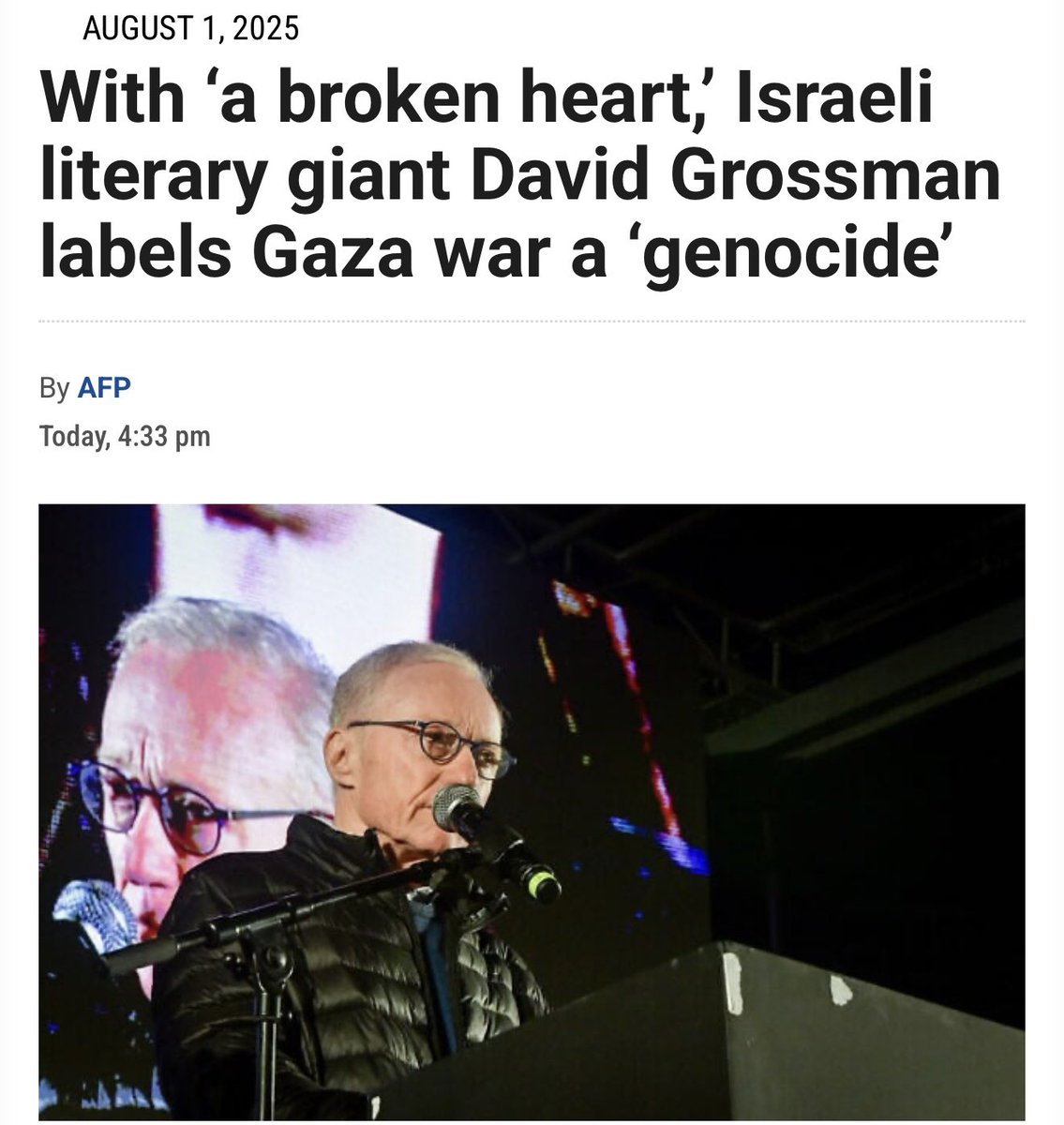 Future generations will be shocked that there were people who didn’t think that this was a genocide at the time.