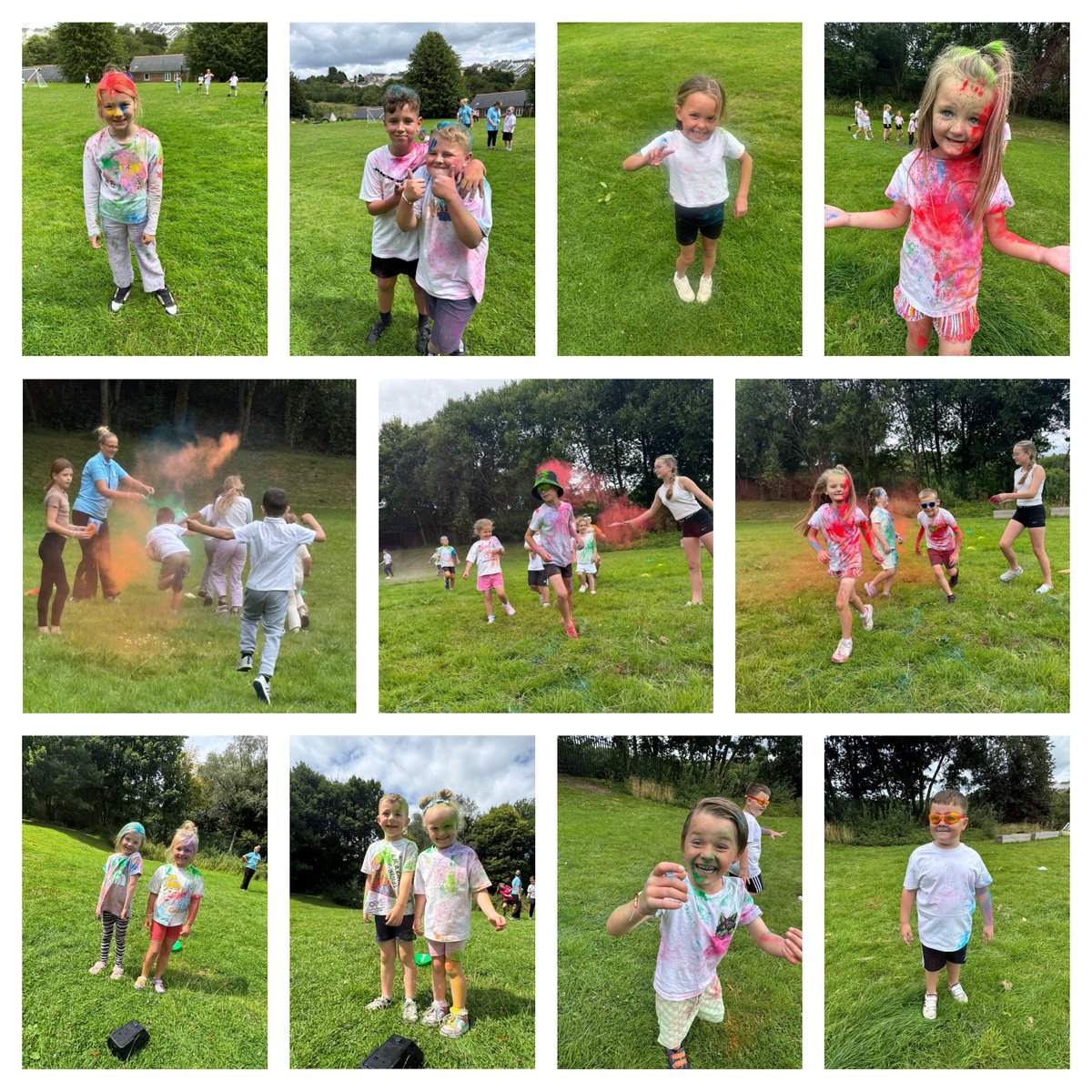Well-being, care, support and guidance Food and Fun Day 10-  As part of our vibrant Food and Fun celebrations, pupils took on the ultimate Colour Run challenge, dashing through an exciting obstacle course with bursts of colour, music, and bubbles filling the air! <a href="/JanineBrill/">Food and Fun Merthyr</a>
