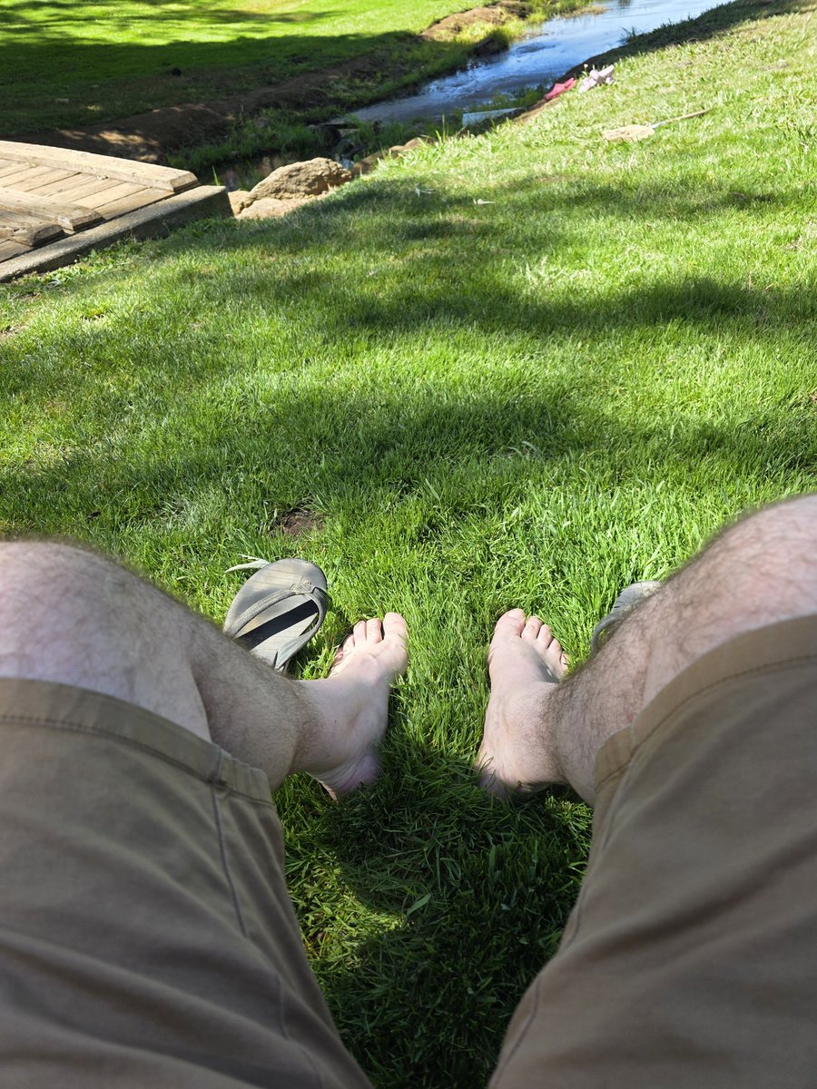 Vacation mode activated. Grass touched