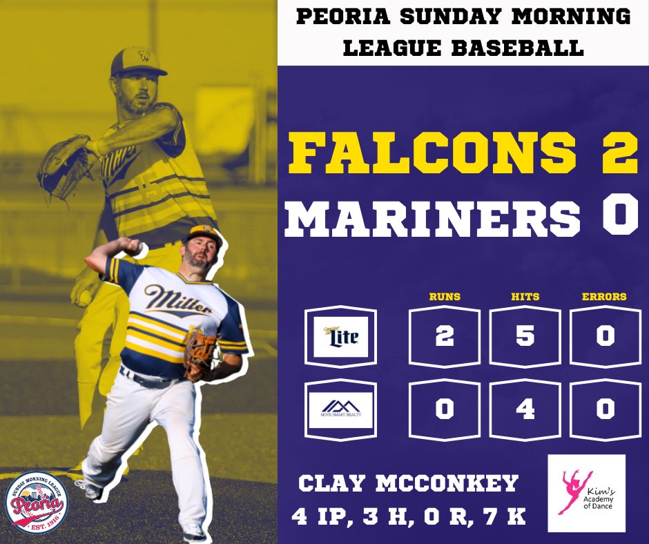 Peoria Sunday Morning League Baseball tweet media