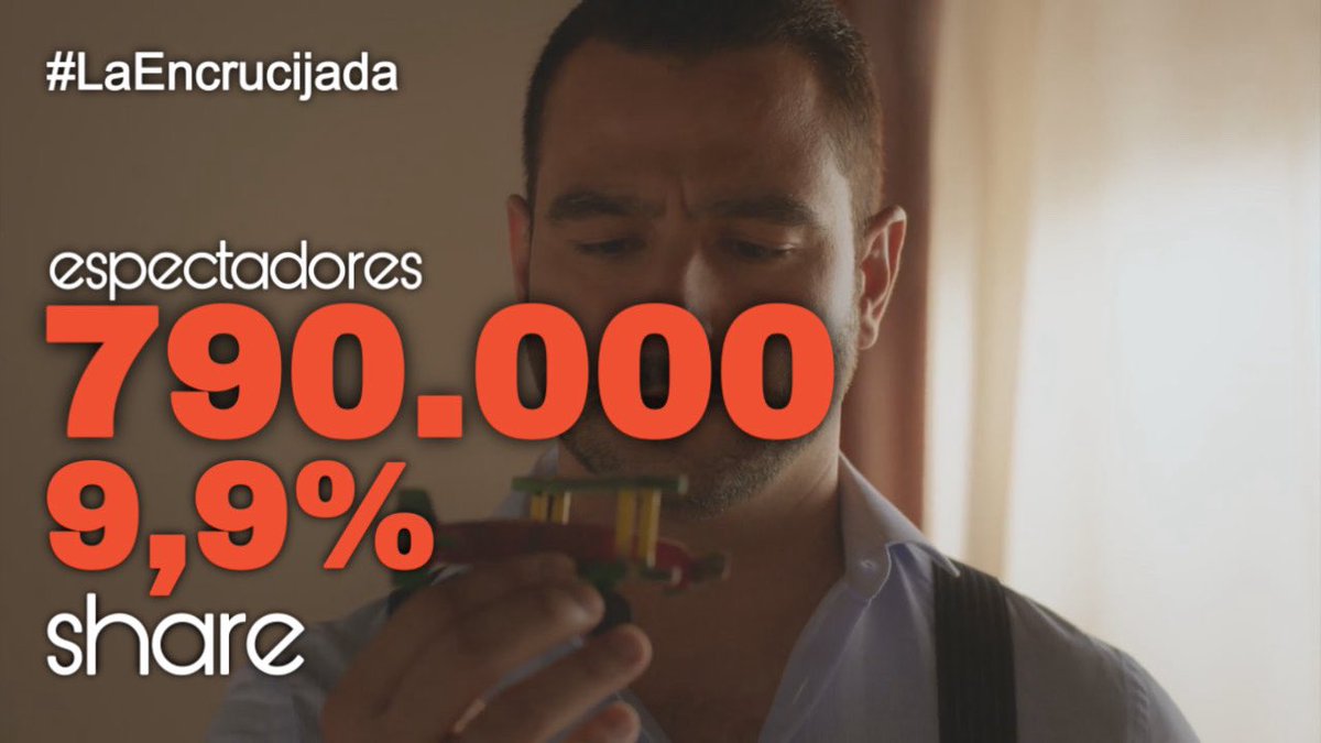#LaEncrucijada se mantiene en la noche del jueves de <a href="/antena3com/">Antena 3</a> con 790.000 y 668.000 espectadores (9,9% y 12,4% de share) ¡Enhorabuena #ÁstridJaner <a href="/rodrigoguiraook/">Rodrigo Guirao Diaz</a> <a href="/CandelaMarquezh/">Candela Marquez</a> !
