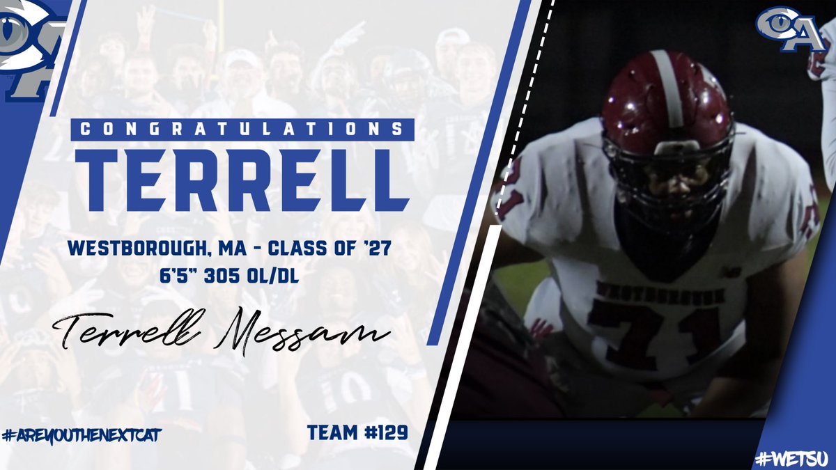 I am excited to announce that I will be transferring and continuing my academic and athletic high school career at Cheshire Academy! I would like to thank my family, coaches and the Cheshire Staff for making this all possible <a href="/CAcatsFB1794/">Cheshire Academy Football</a> <a href="/Coach_Mella/">Bill Mella</a>