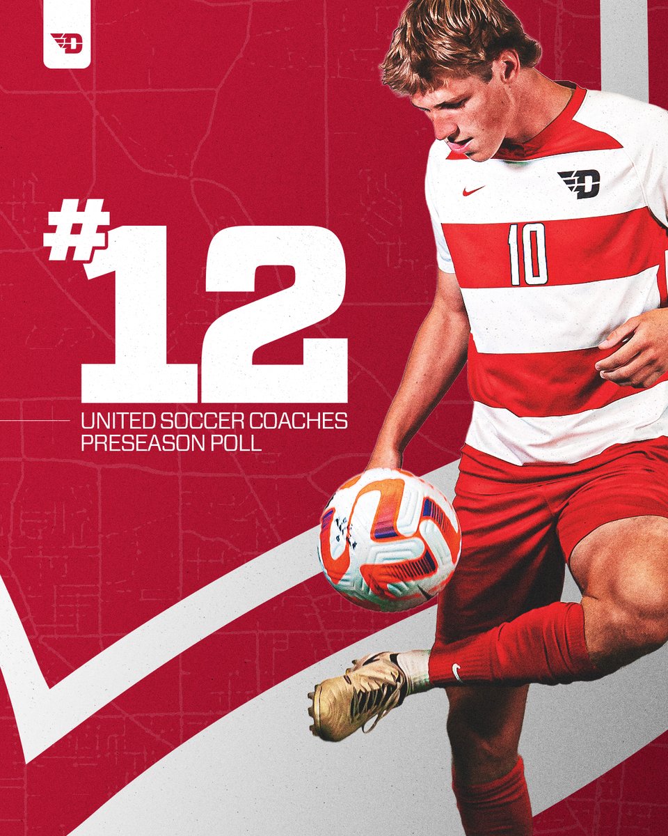 First poll of the preseason has Dayton coming in at No. 12‼️

#UDMSOC // #GoFlyers✈️