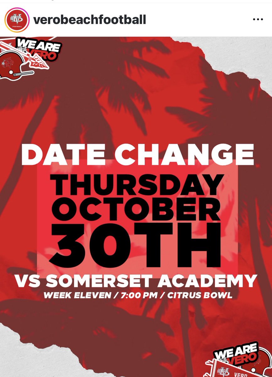 Vero Beach High School Fighting Indians (@vbhsathletics) on Twitter photo 