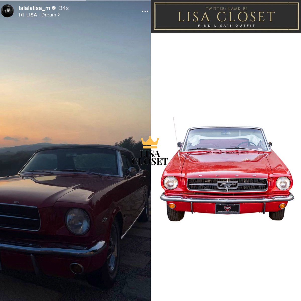 namk_pj's tweet image. [250802 IG Story: lalalalisa_m ] ♥️✨
🚘 Car 1,625,000฿ ($49,995)
@wearelloud
#LISA_CLOSET
#LISA #LALISA #WeAreLLOUD
#라리사 #리사
