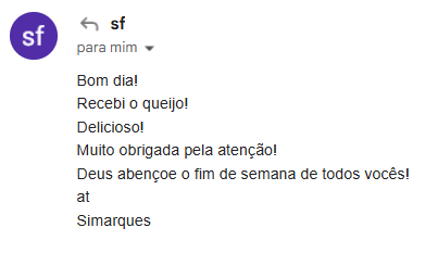 queijodalagoamg's tweet photo. E-mails que alegram o nosso dia:
#clientesatisfeito #satisfação https://t.co/YINeCflT8m