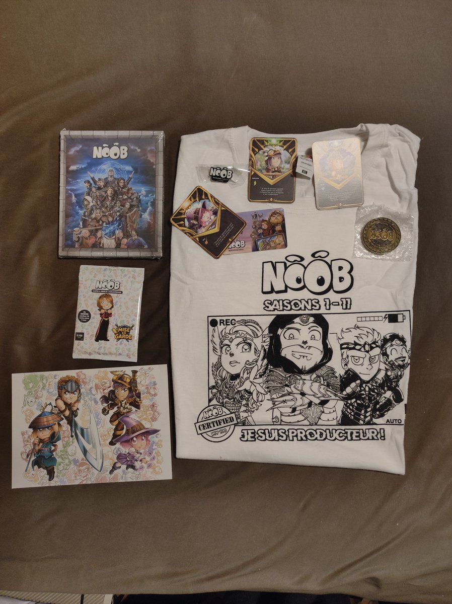 Christophe LESAGE (@cls2086) on Twitter photo Rohhhh ! surprise du jour : le paquet surprise de la guilde #Noob des " producteurs" avec DVD S9/10/11 et le film #happy <a href="/Olydri_Noob/">Noob - Olydriverse</a> Rohhhh ! surprise du jour : le paquet surprise de la guilde #Noob des " producteurs" avec DVD S9/10/11 et le film #happy <a href="/Olydri_Noob/">Noob - Olydriverse</a>
